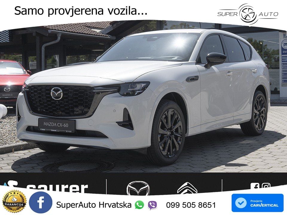Mazda CX-60 3.3 e-Skyactiv D (254 KS) AWD Automatic MATRIX+GR SJED+KAM
