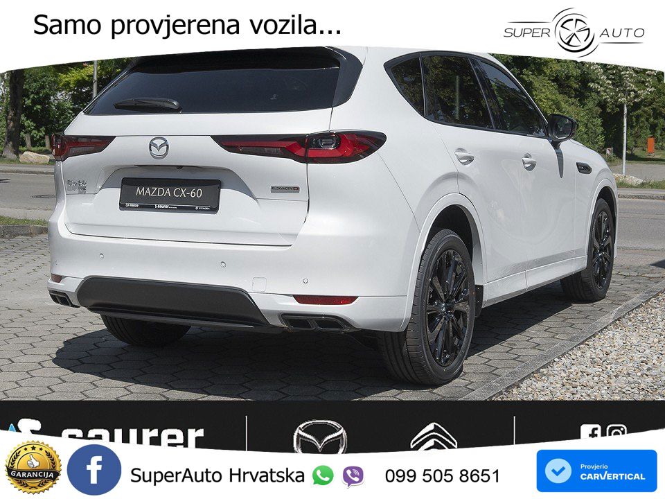 Mazda CX-60 3.3 e-Skyactiv D (254 KS) AWD Automatic MATRIX+GR SJED+KAM