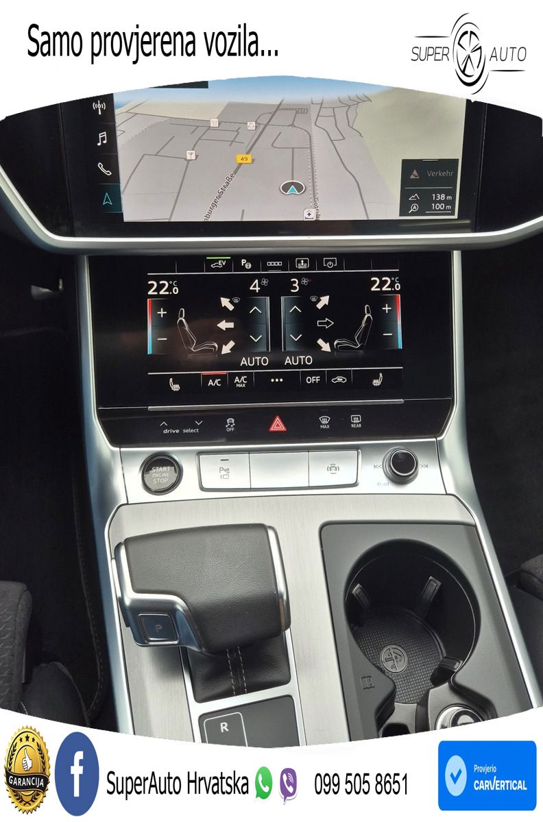 Audi A6 50 TFSIe (299 KS) quattro ultra S tronic S line LED+GR SJED+ACC