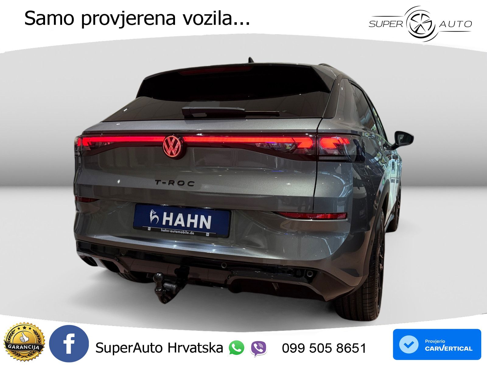 Volkswagen T-Roc 1.5 eTSI (150 KS)  DSG R-Line LED+GR SJED+ACC