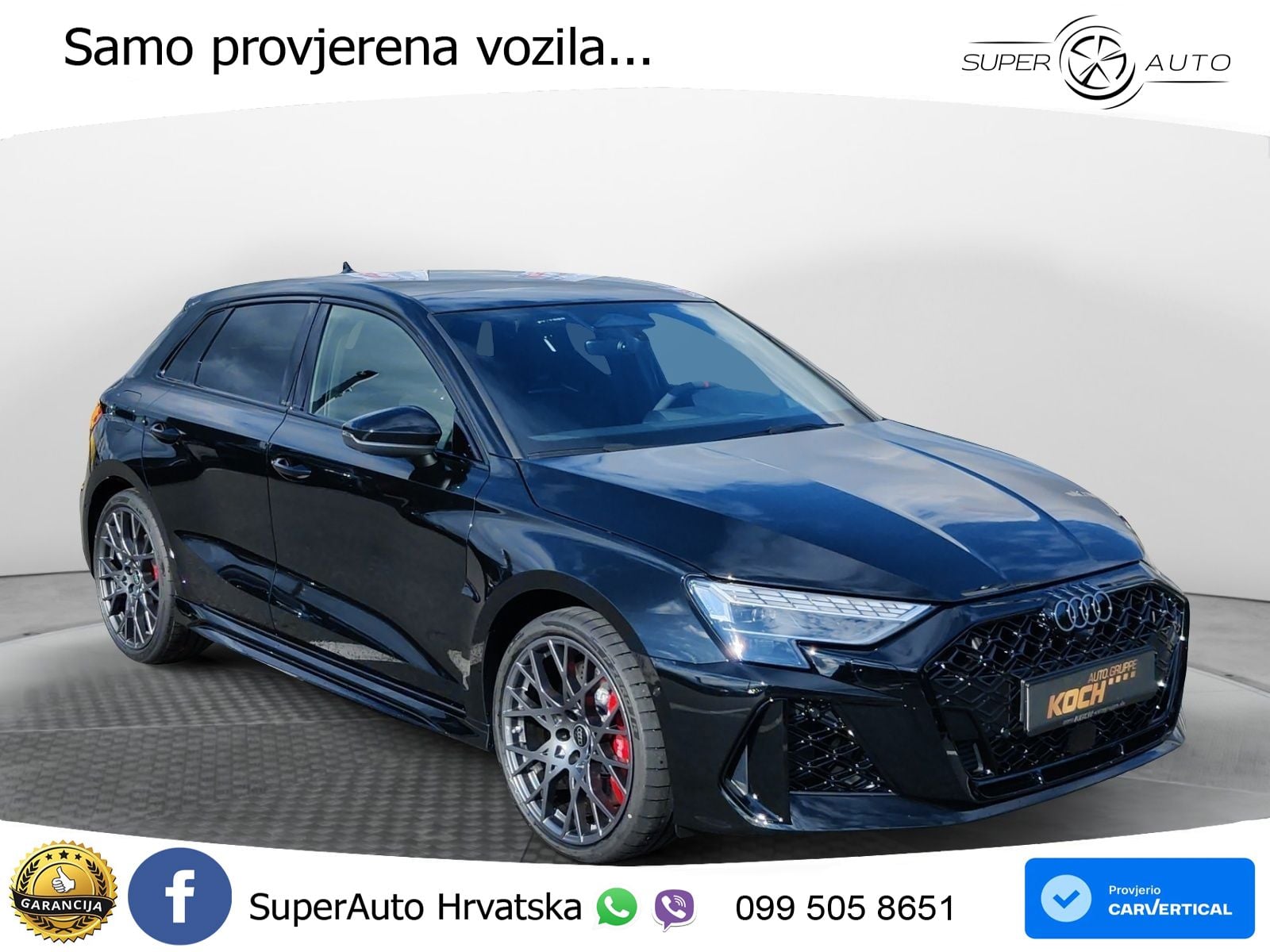 Audi RS3 Sedan 2.5 TFSI (400 KS) quattro S tronic LED+GR SJED+ACC
