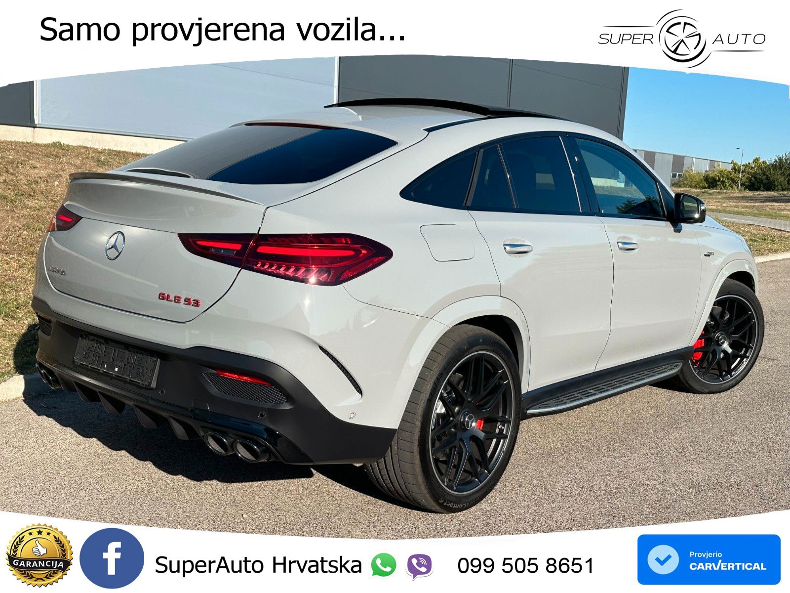 Mercedes AMG GLE 53 (435 KS) EQ Boost 4MATIC+ AMG SPEEDSHIFT TCT 9G ACC+HEAD+4xGR SJED+360+PANO