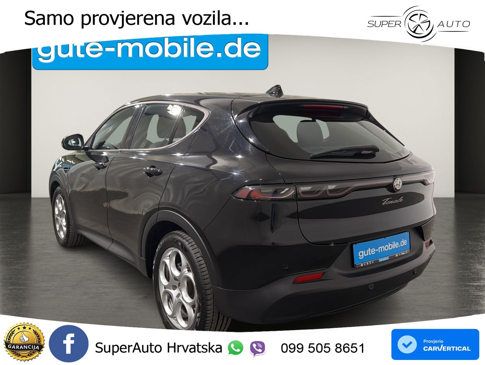 Alfa Romeo Tonale 1.6 VGT-D (130 KS) TCT LED+GR SJED+ACC