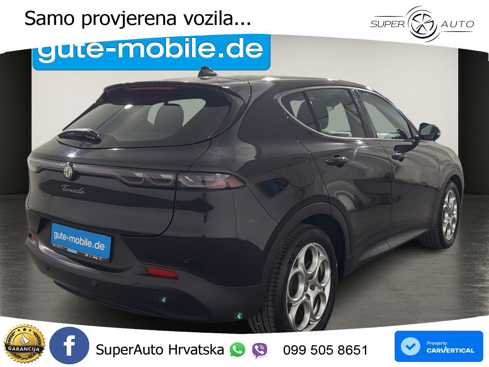 Alfa Romeo Tonale 1.6 VGT-D (130 KS) TCT LED+GR SJED+ACC