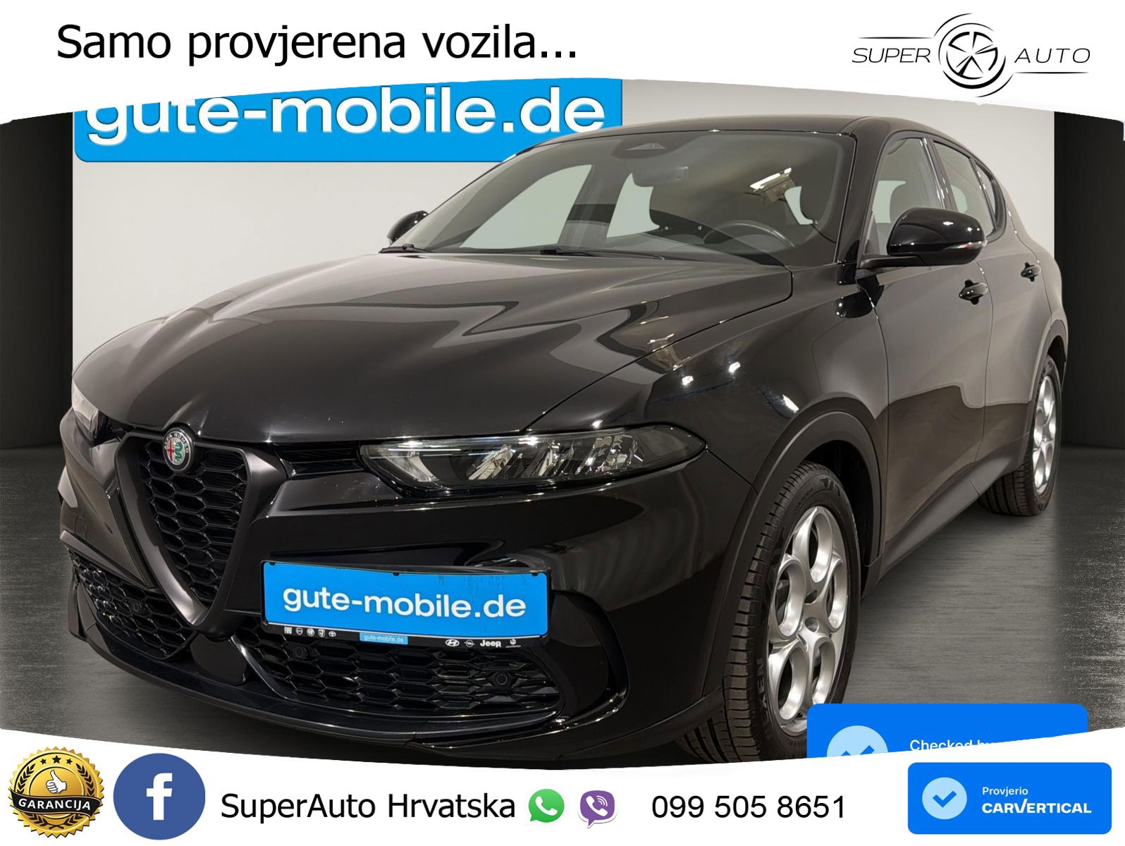Alfa Romeo Tonale 1.6 VGT-D (130 KS) TCT LED+GR SJED+ACC