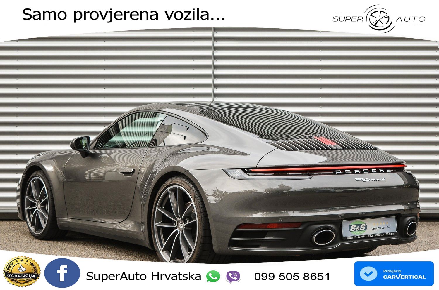 Porsche 911 Carrera 3.0 (385 KS) PDK LED+GR SJED+ACC