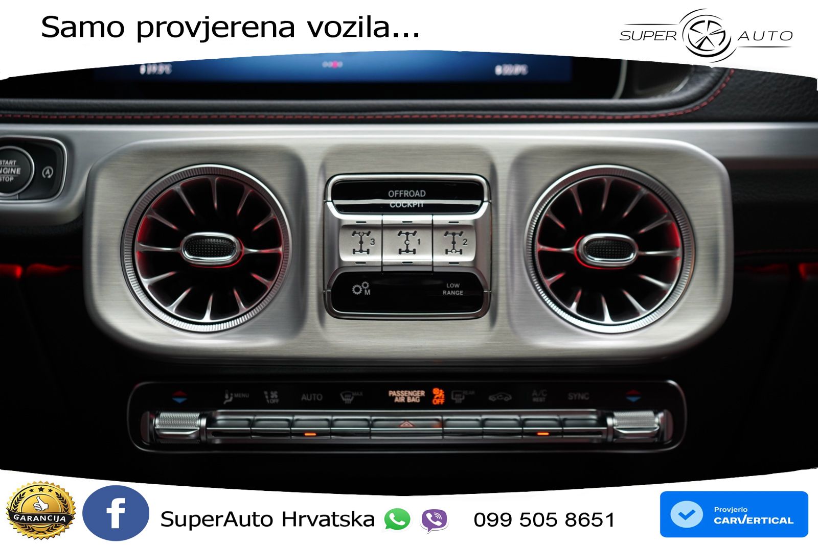 Mercedes G 450d Long (367 KS) 4MATIC 9G-TRONIC Manufaktur LED+GR SJED+ACC