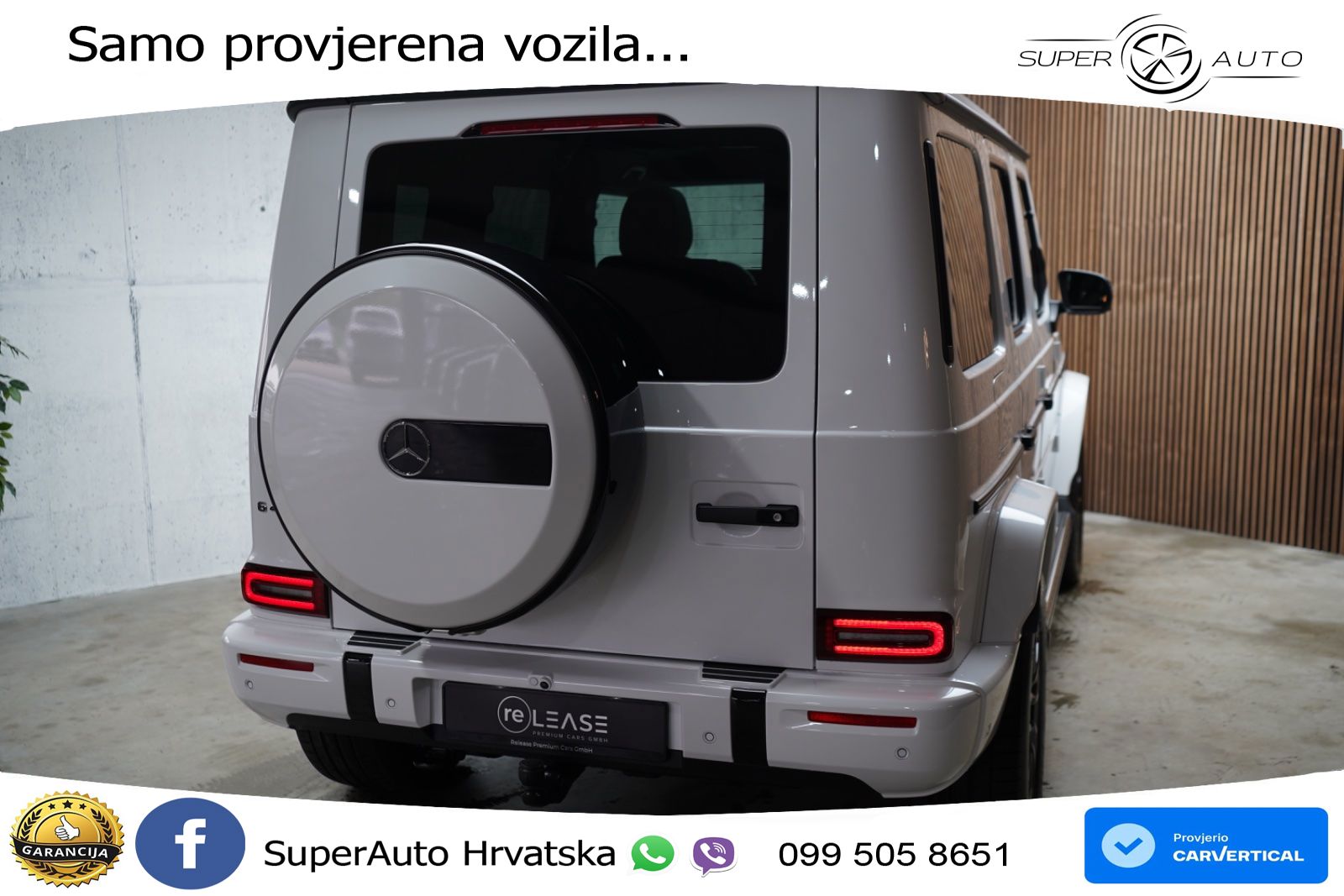 Mercedes G 450d Long (367 KS) 4MATIC 9G-TRONIC Manufaktur LED+GR SJED+ACC