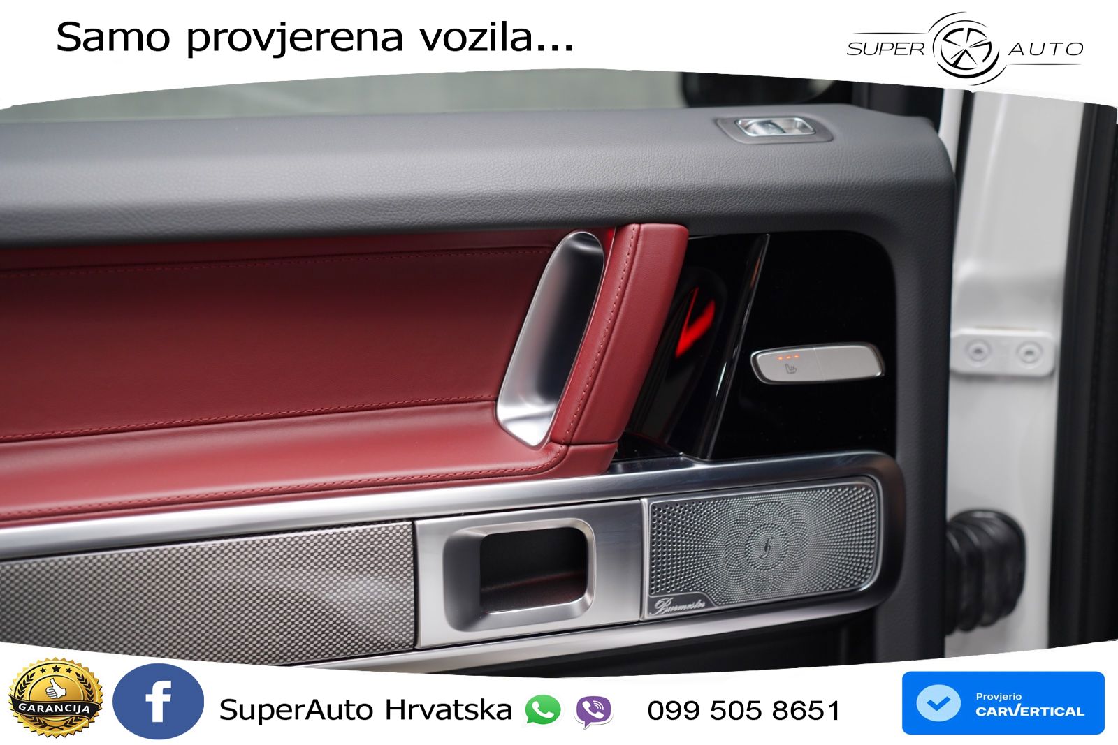 Mercedes G 450d Long (367 KS) 4MATIC 9G-TRONIC Manufaktur LED+GR SJED+ACC