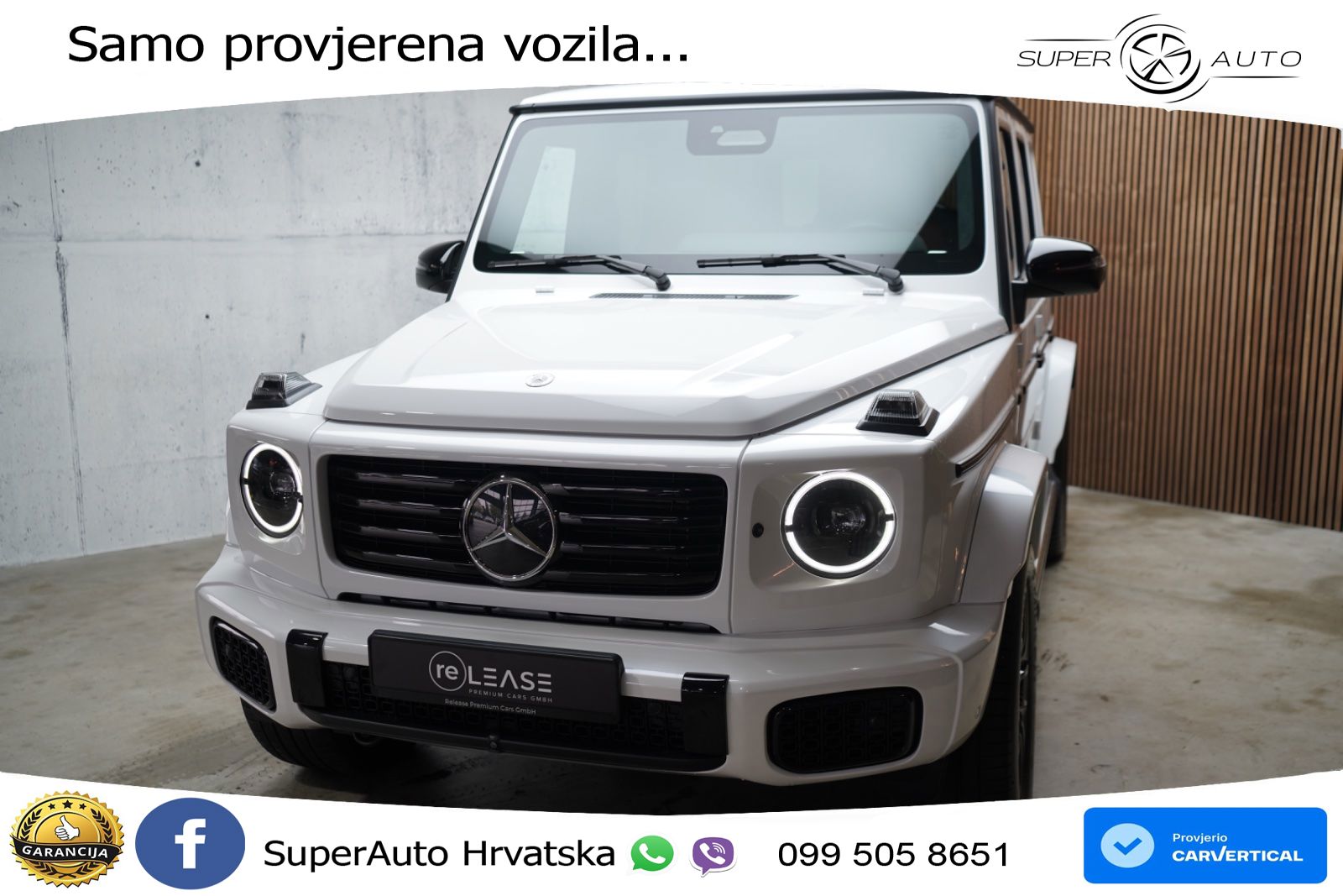 Mercedes G 450d Long (367 KS) 4MATIC 9G-TRONIC Manufaktur LED+GR SJED+ACC