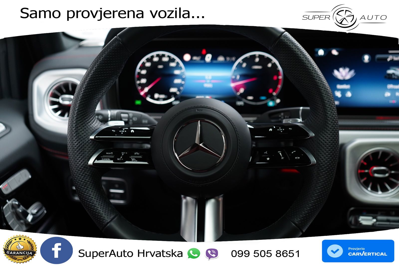 Mercedes G 450d Long (367 KS) 4MATIC 9G-TRONIC Manufaktur LED+GR SJED+ACC