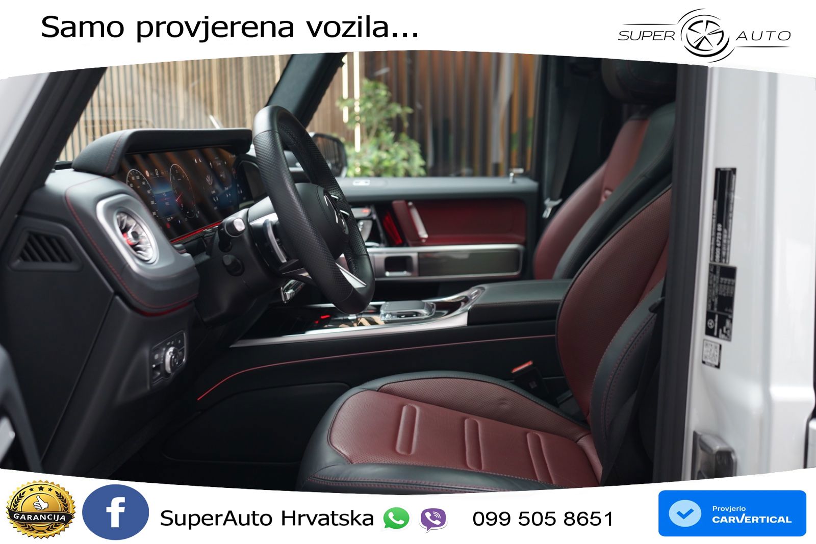 Mercedes G 450d Long (367 KS) 4MATIC 9G-TRONIC Manufaktur LED+GR SJED+ACC
