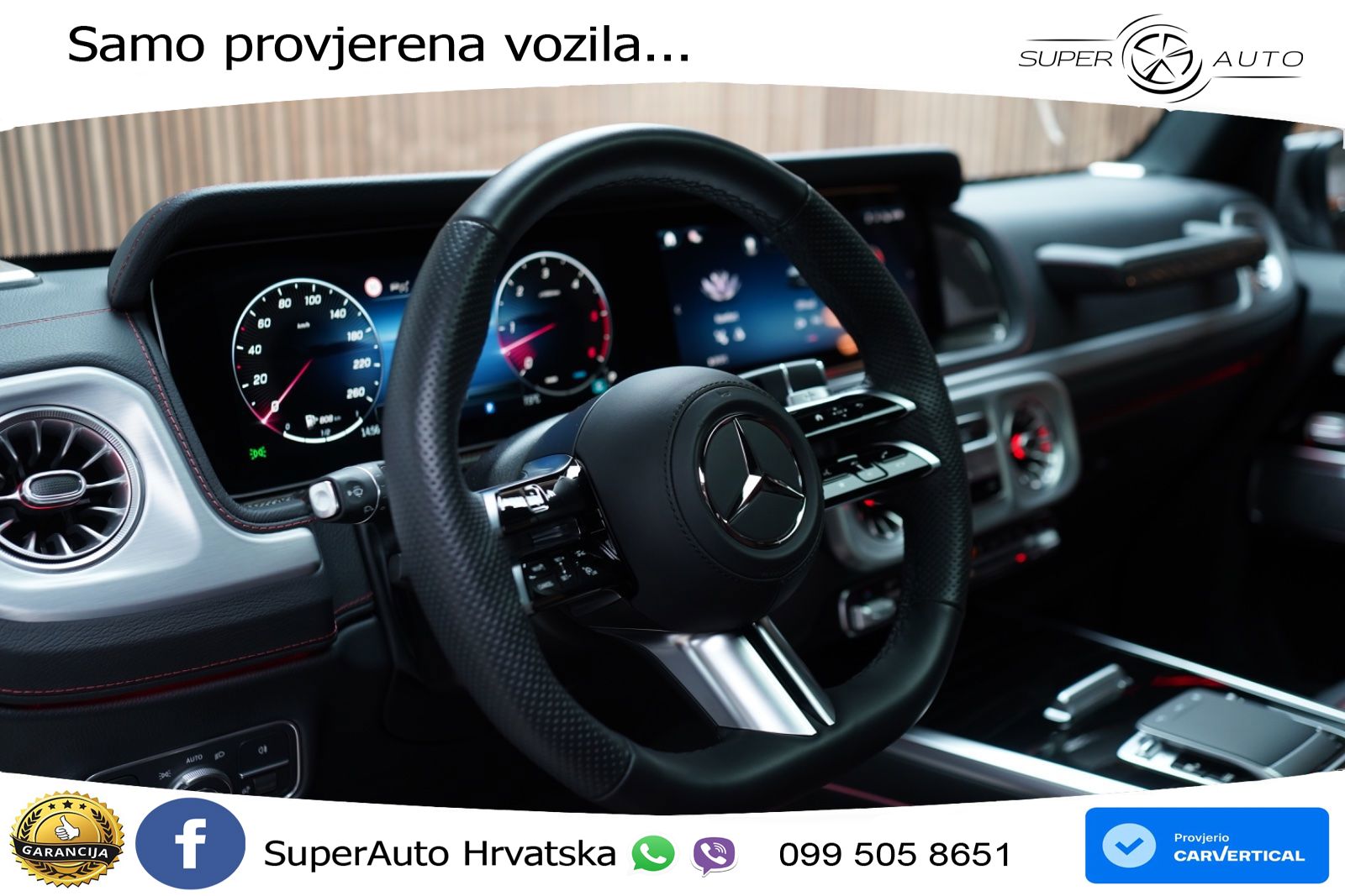Mercedes G 450d Long (367 KS) 4MATIC 9G-TRONIC Manufaktur LED+GR SJED+ACC