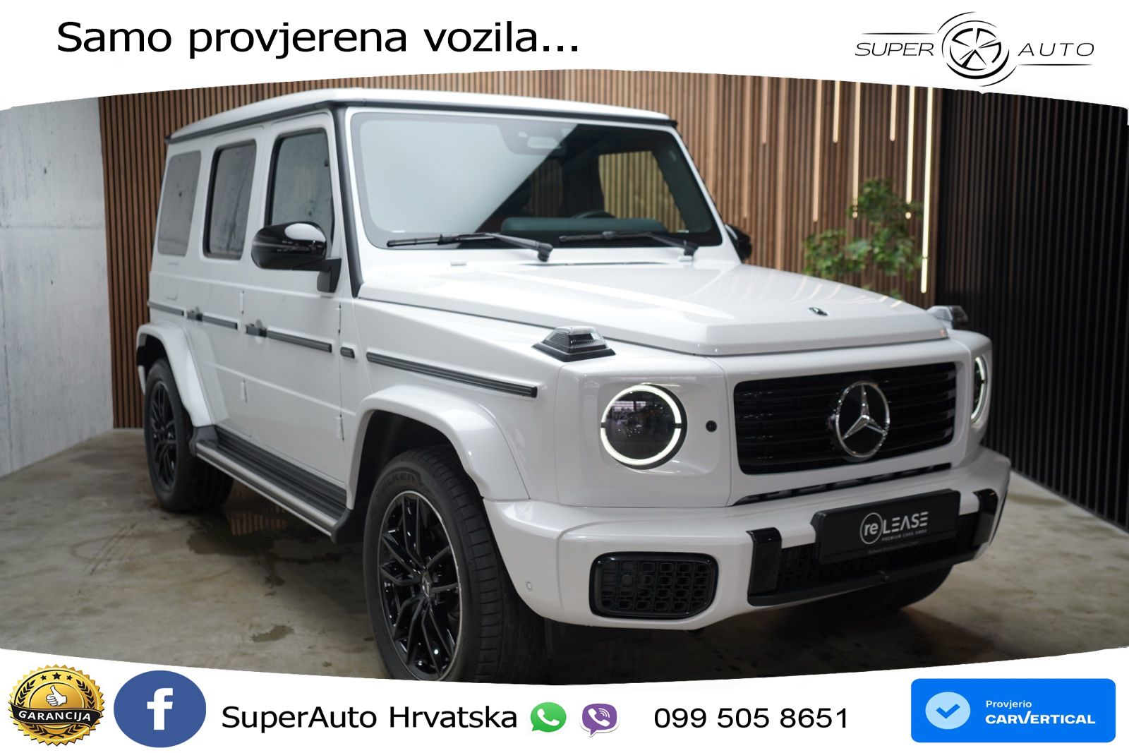 Mercedes G 450d Long (367 KS) 4MATIC 9G-TRONIC Manufaktur LED+GR SJED+ACC