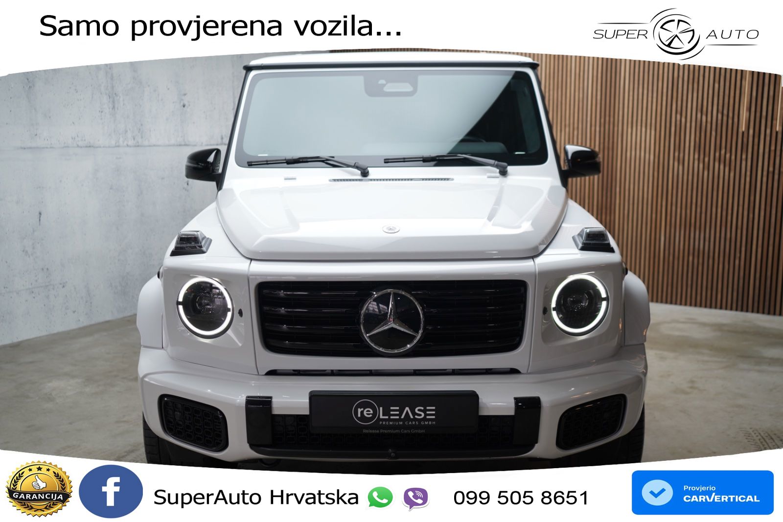 Mercedes G 450d Long (367 KS) 4MATIC 9G-TRONIC Manufaktur LED+GR SJED+ACC