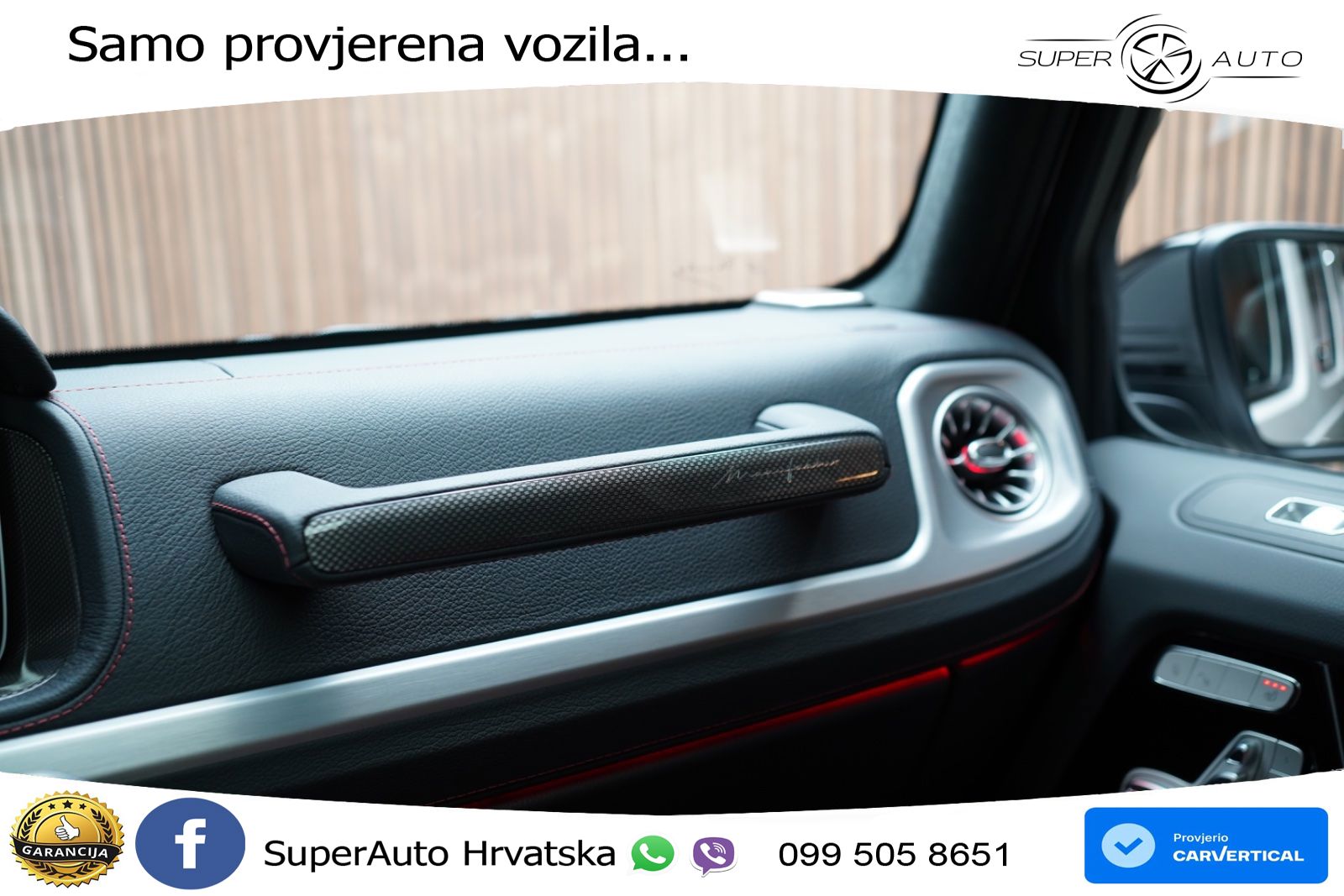 Mercedes G 450d Long (367 KS) 4MATIC 9G-TRONIC Manufaktur LED+GR SJED+ACC