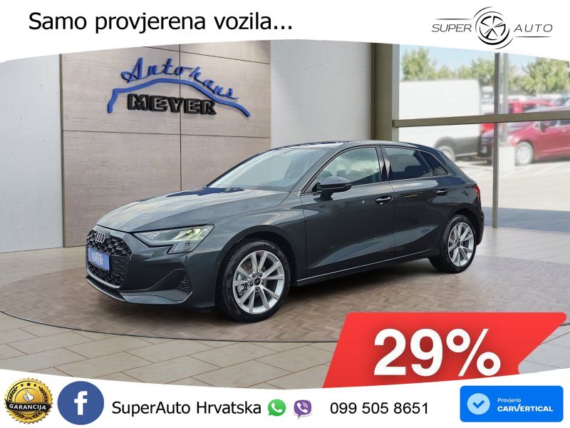 Audi A3 35 TFSI (150 KS) S tronic LED+GR SJED+ACC