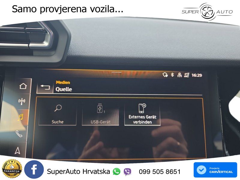 Audi A3 35 TFSI (150 KS) S tronic LED+GR SJED+ACC