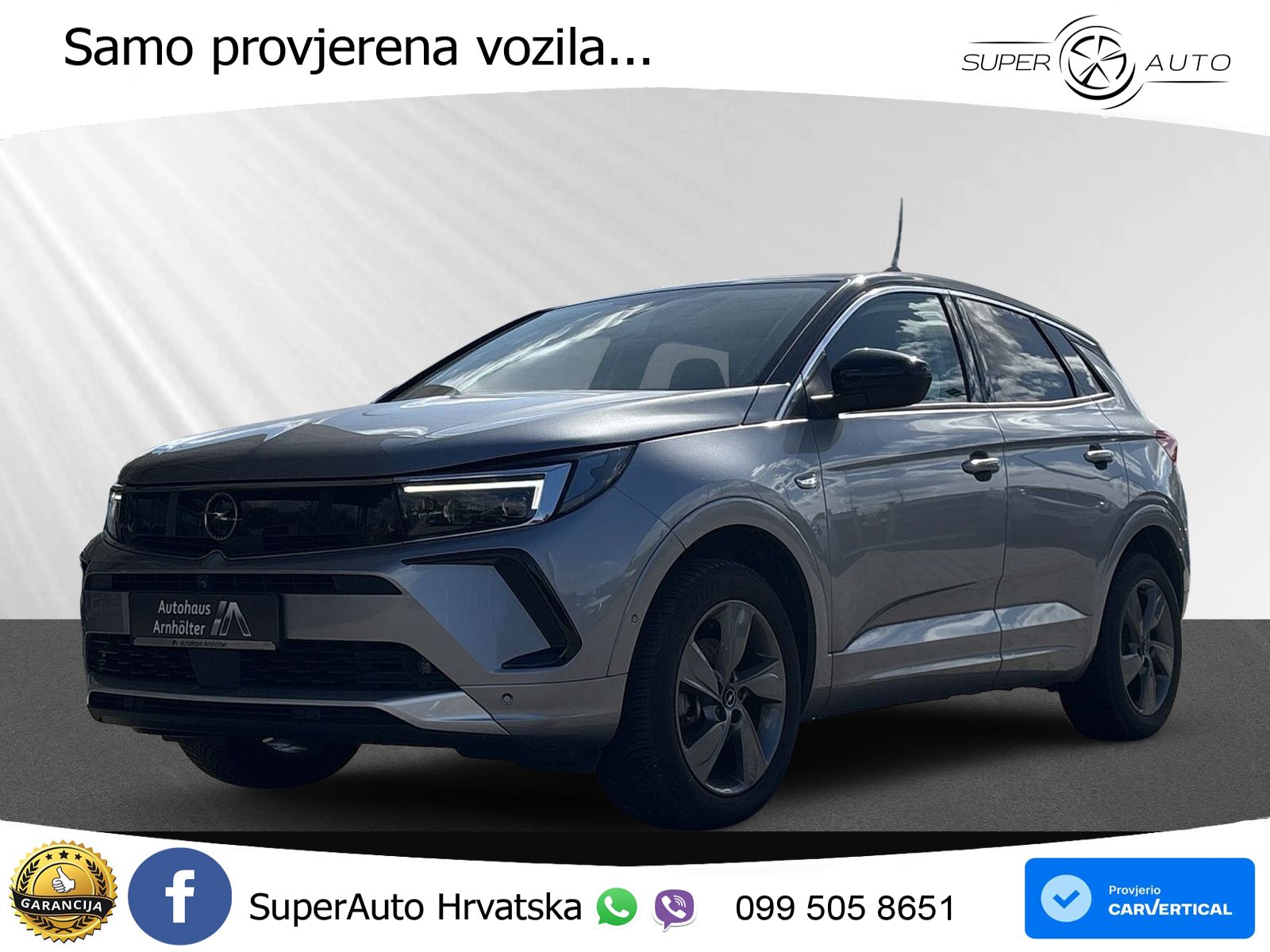 Opel Grandland 1.2i Turbo (130 KS) Automatic Elegance LED+GR SJED+ACC