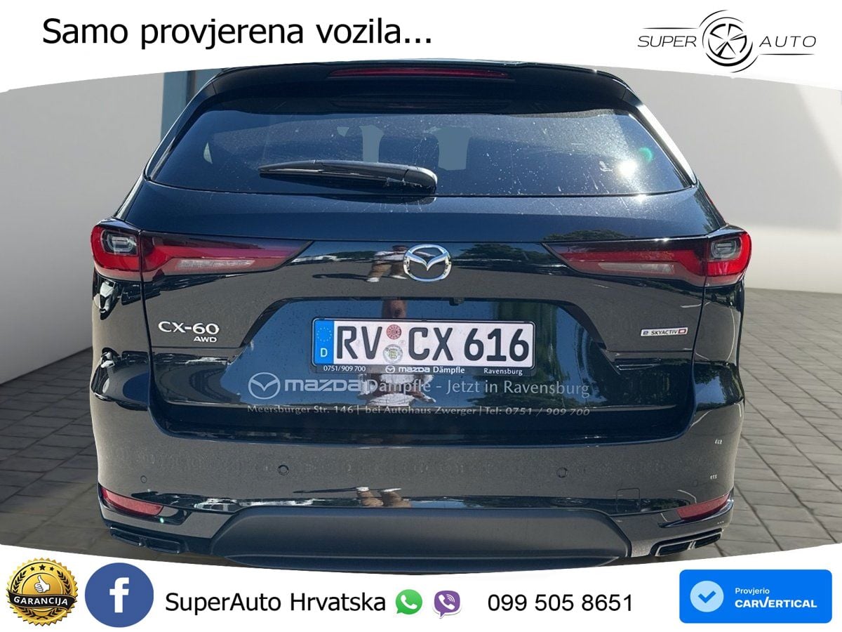 Mazda CX-60 3.3 e-Skyactiv D (254 KS) AWD Automatic LED+ACC