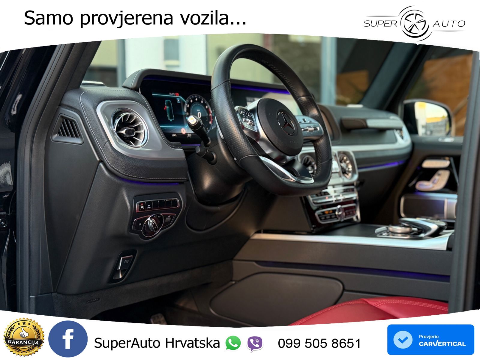 Mercedes G 500 Long V8 (422 KS) 4MATIC 9G-TRONIC Exclusive LED+GR SJED+ACC