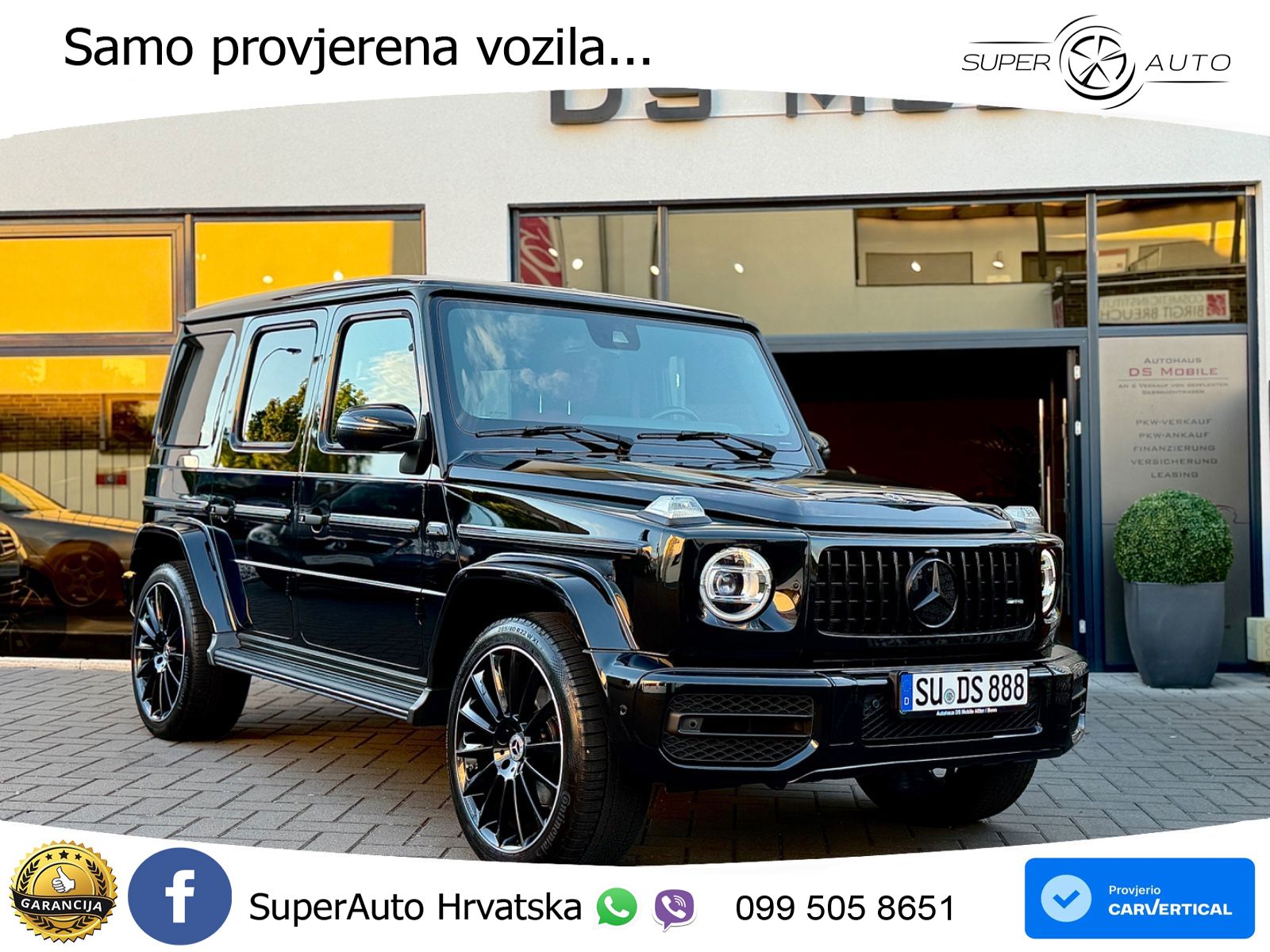 Mercedes G 500 Long V8 (422 KS) 4MATIC 9G-TRONIC Exclusive LED+GR SJED+ACC