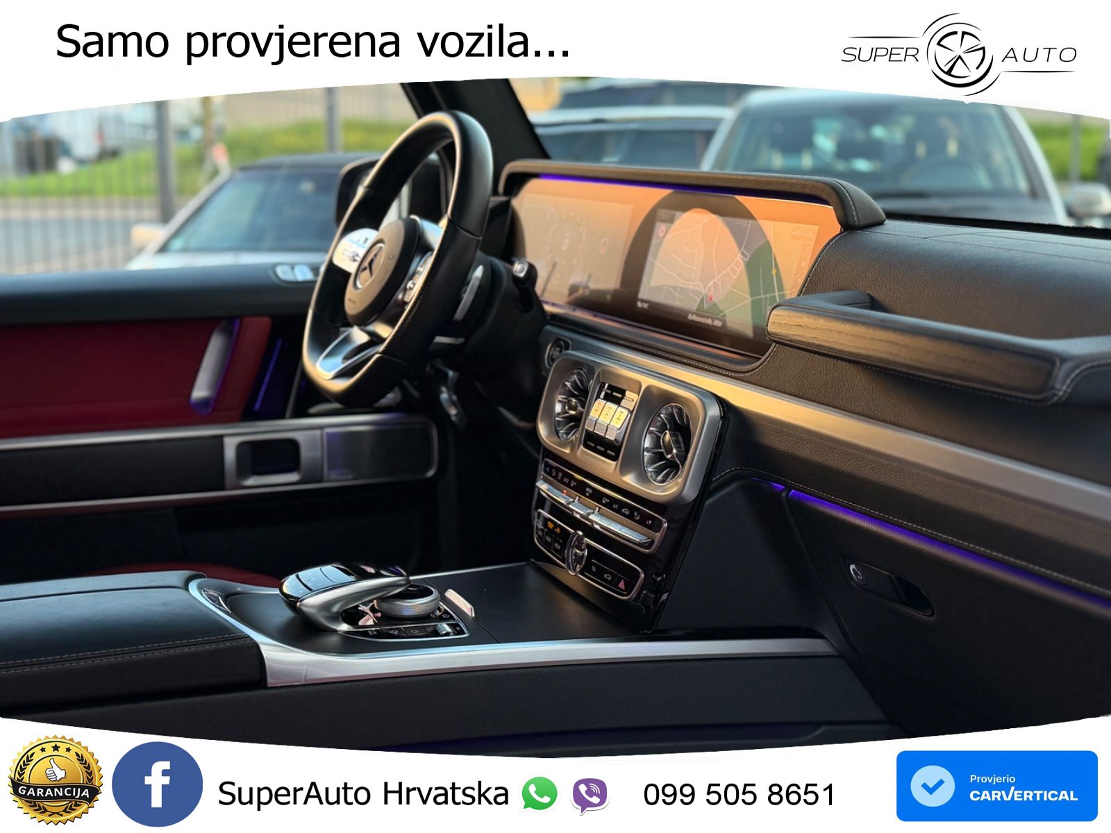 Mercedes G 500 Long V8 (422 KS) 4MATIC 9G-TRONIC Exclusive LED+GR SJED+ACC