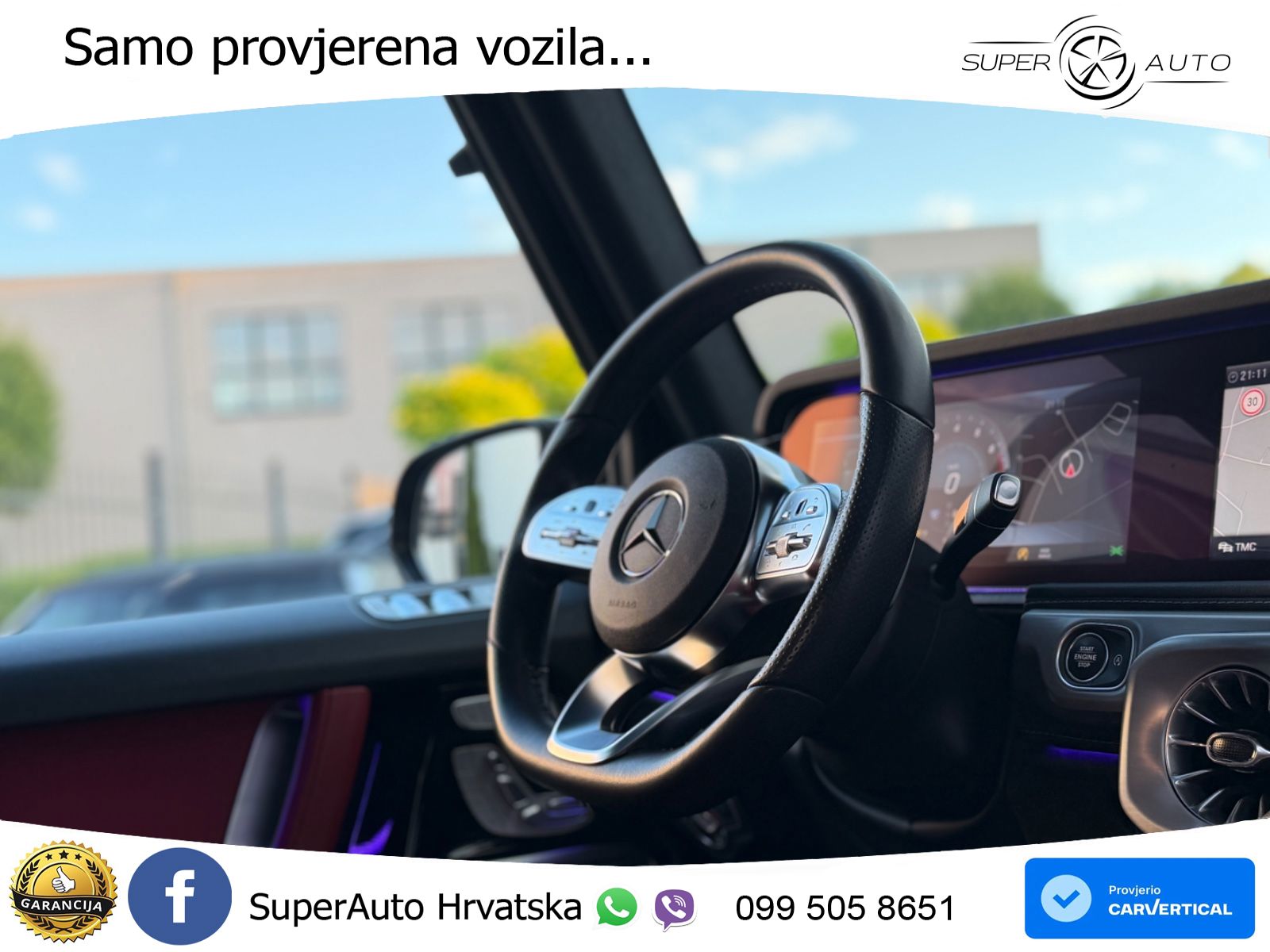 Mercedes G 500 Long V8 (422 KS) 4MATIC 9G-TRONIC Exclusive LED+GR SJED+ACC
