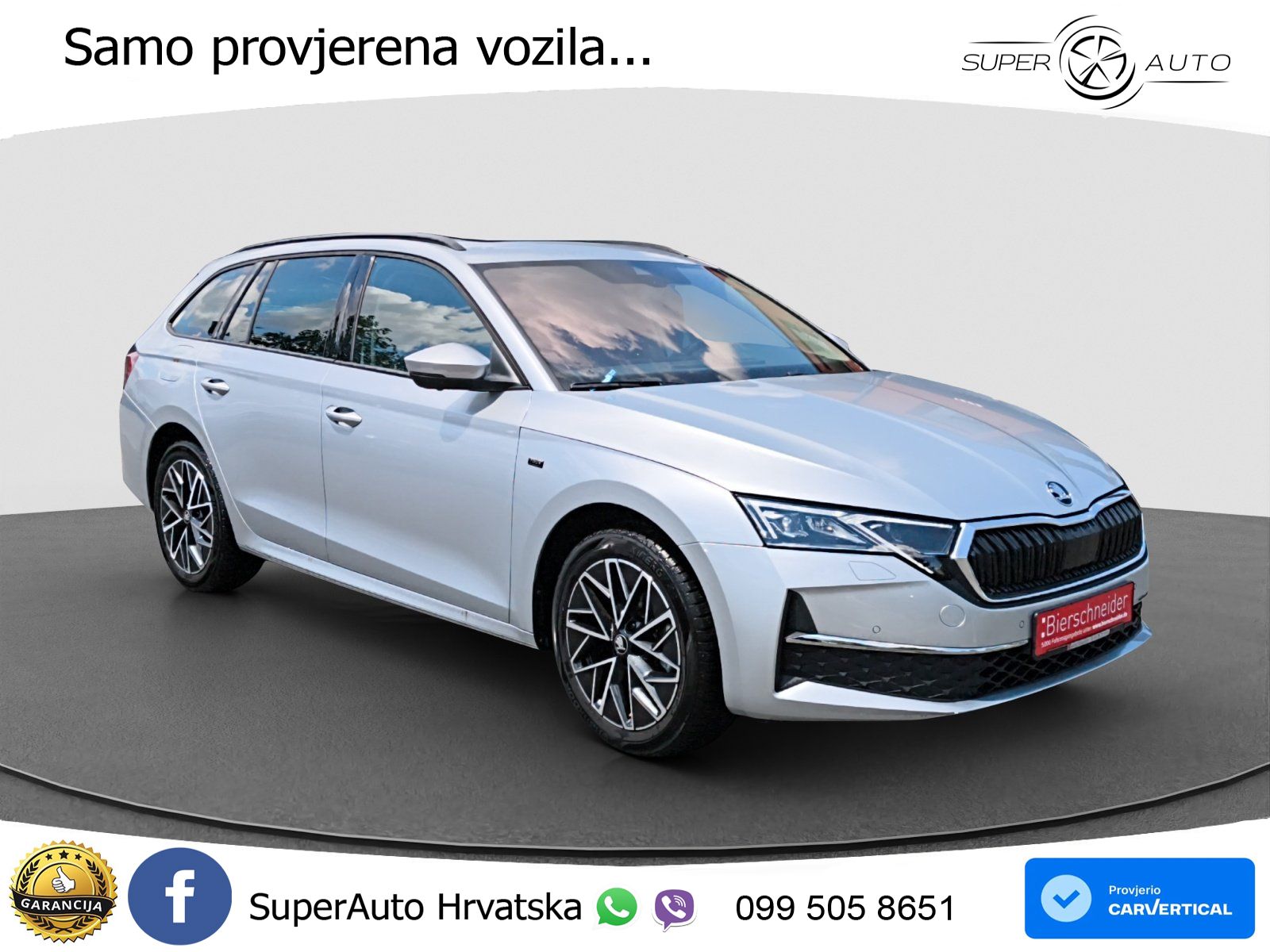 Škoda Octavia Combi 2.0 TDI (150 KS) DSG ACC+GR SJED+360+PANO