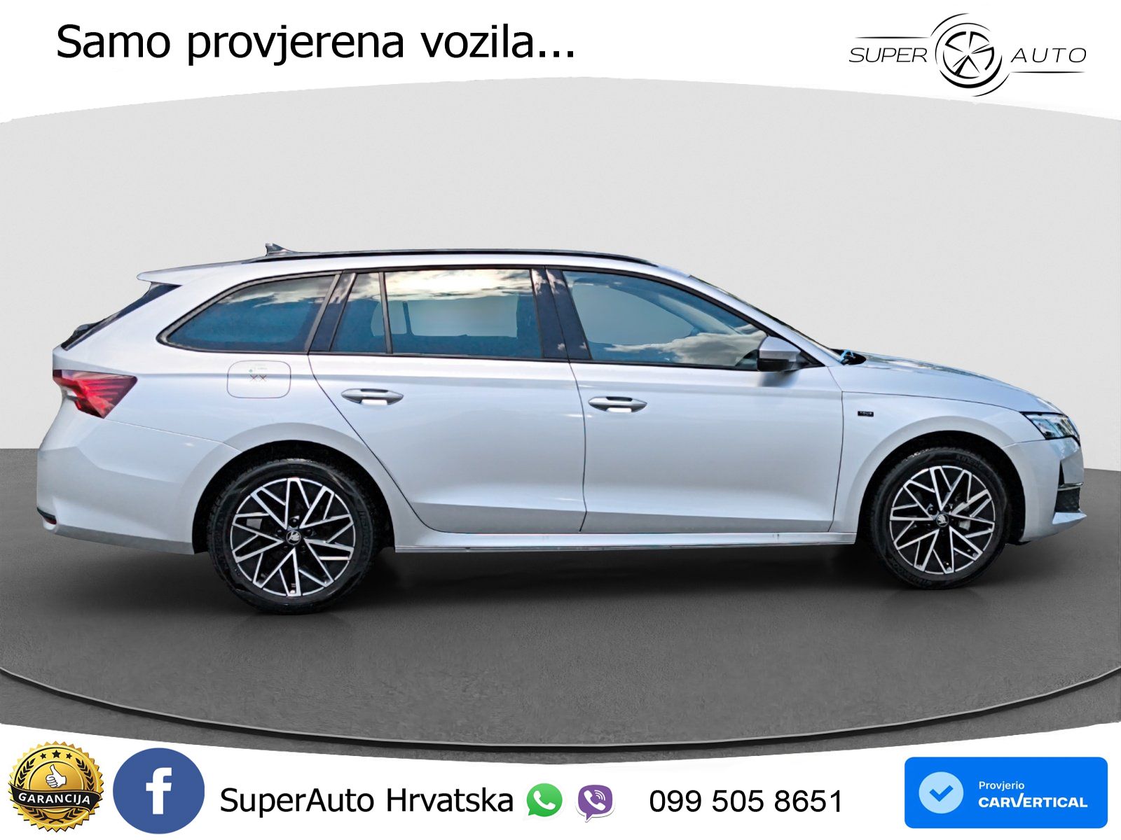 Škoda Octavia Combi 2.0 TDI (150 KS) DSG ACC+GR SJED+360+PANO