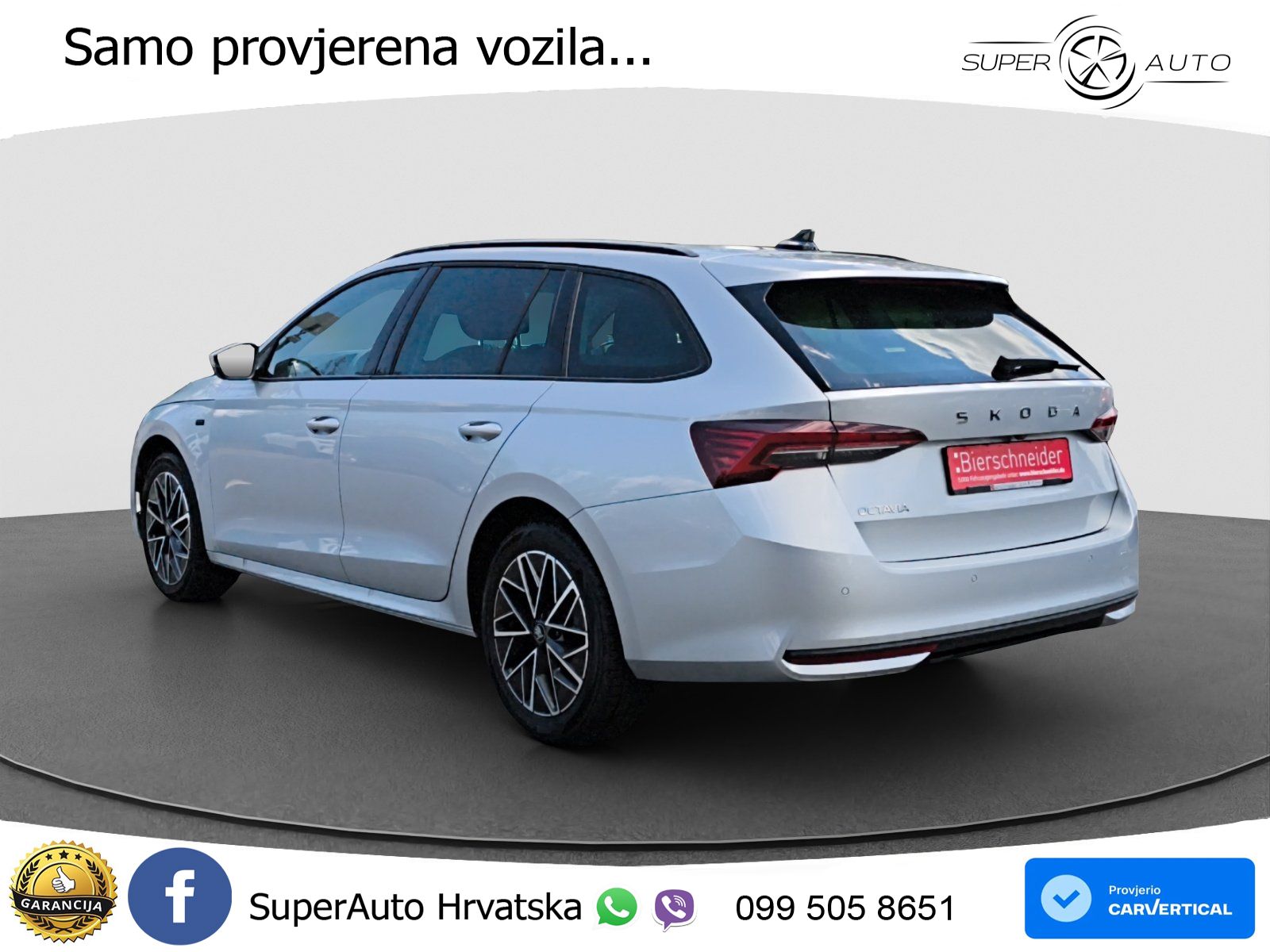 Škoda Octavia Combi 2.0 TDI (150 KS) DSG ACC+GR SJED+360+PANO