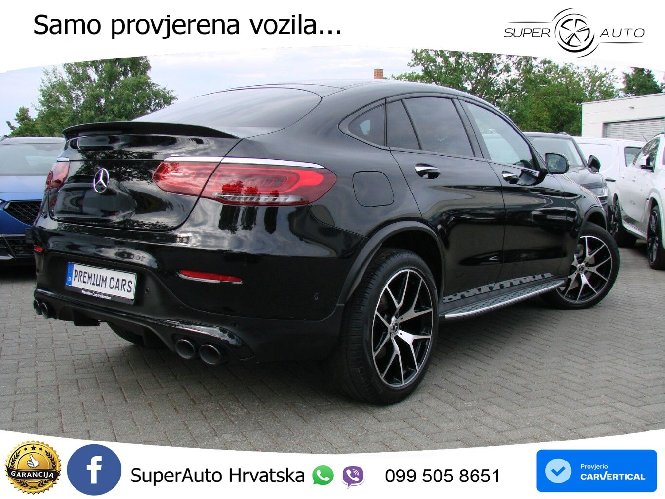 Mercedes AMG GLC 43 V6 (390 KS) 4MATIC TCT ZRAČNI+ACC+GR SJED+KAM