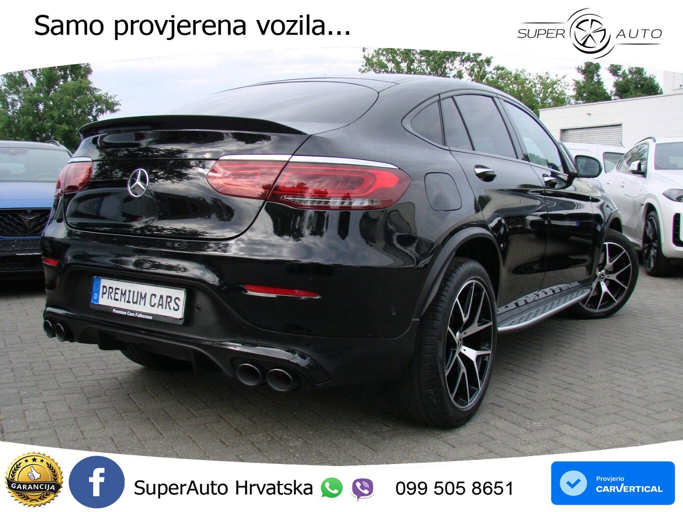 Mercedes AMG GLC 43 V6 (390 KS) 4MATIC TCT ZRAČNI+ACC+GR SJED+KAM