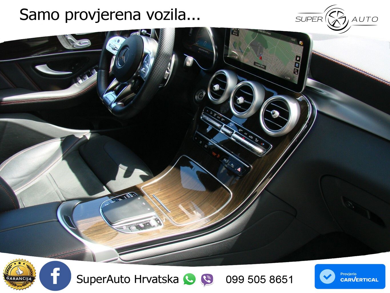Mercedes AMG GLC 43 V6 (390 KS) 4MATIC TCT ZRAČNI+ACC+GR SJED+KAM