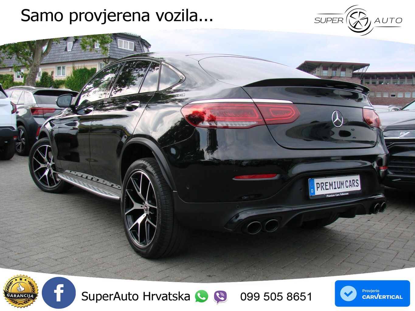 Mercedes AMG GLC 43 V6 (390 KS) 4MATIC TCT ZRAČNI+ACC+GR SJED+KAM