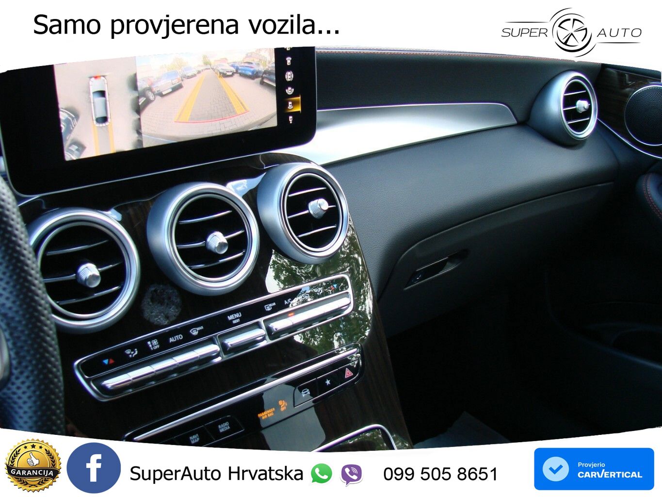 Mercedes AMG GLC 43 V6 (390 KS) 4MATIC TCT ZRAČNI+ACC+GR SJED+KAM