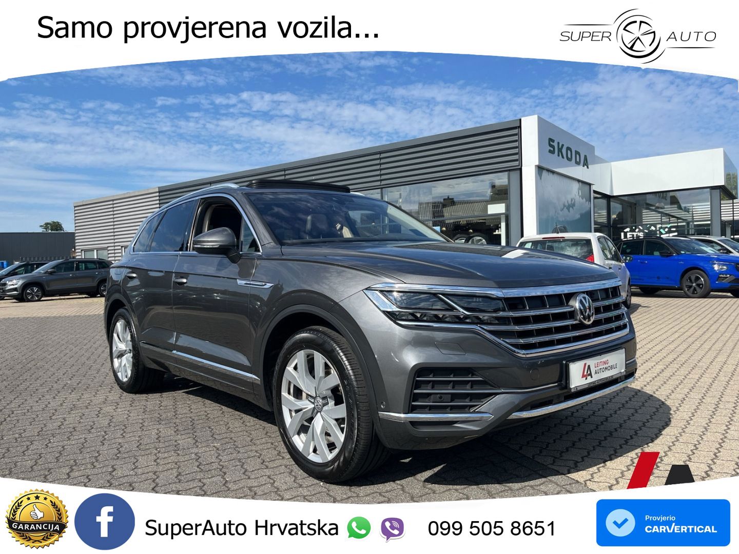 Volkswagen Touareg 3.0 V6 TDI (286 KS) 4MOTION Tiptronic ZRAČNI+ACC+GR SJED+KAM+PANO