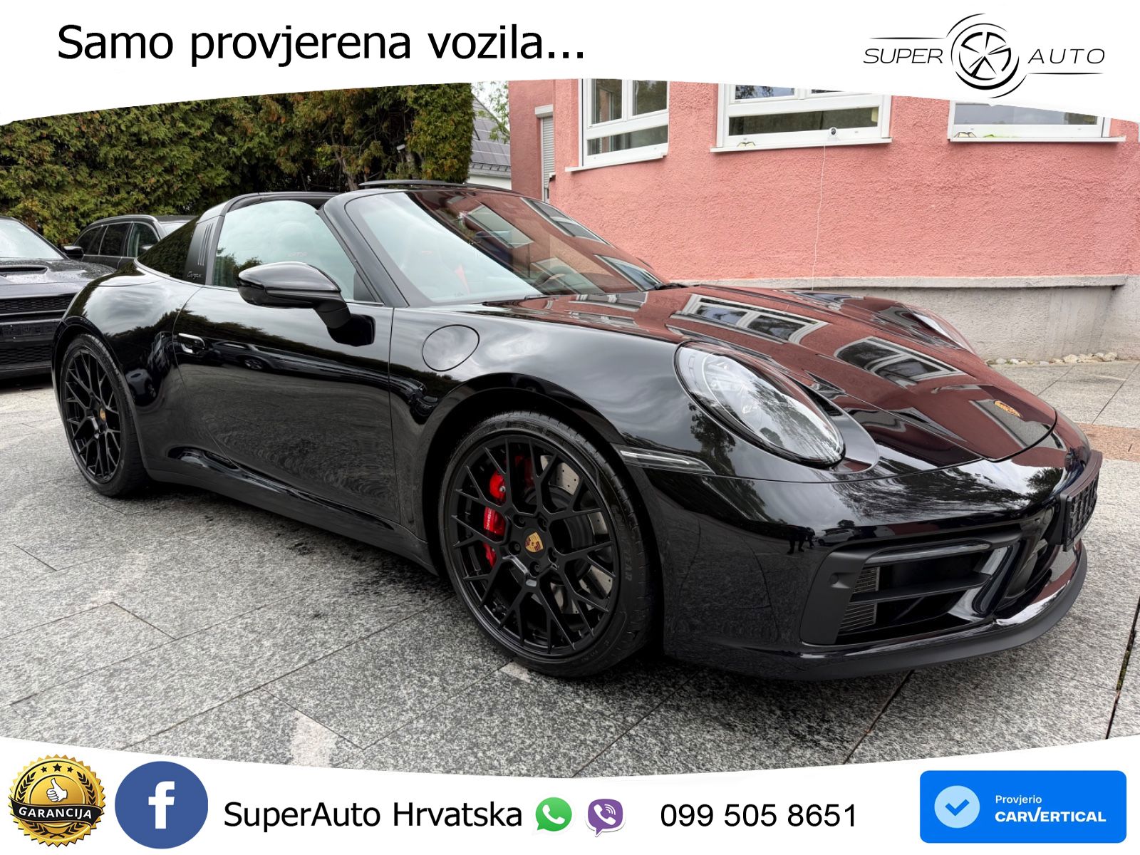 Porsche 911 Targa 4 GTS 3.0 (480 KS) PDK ACC+GR SJED+360+PANO