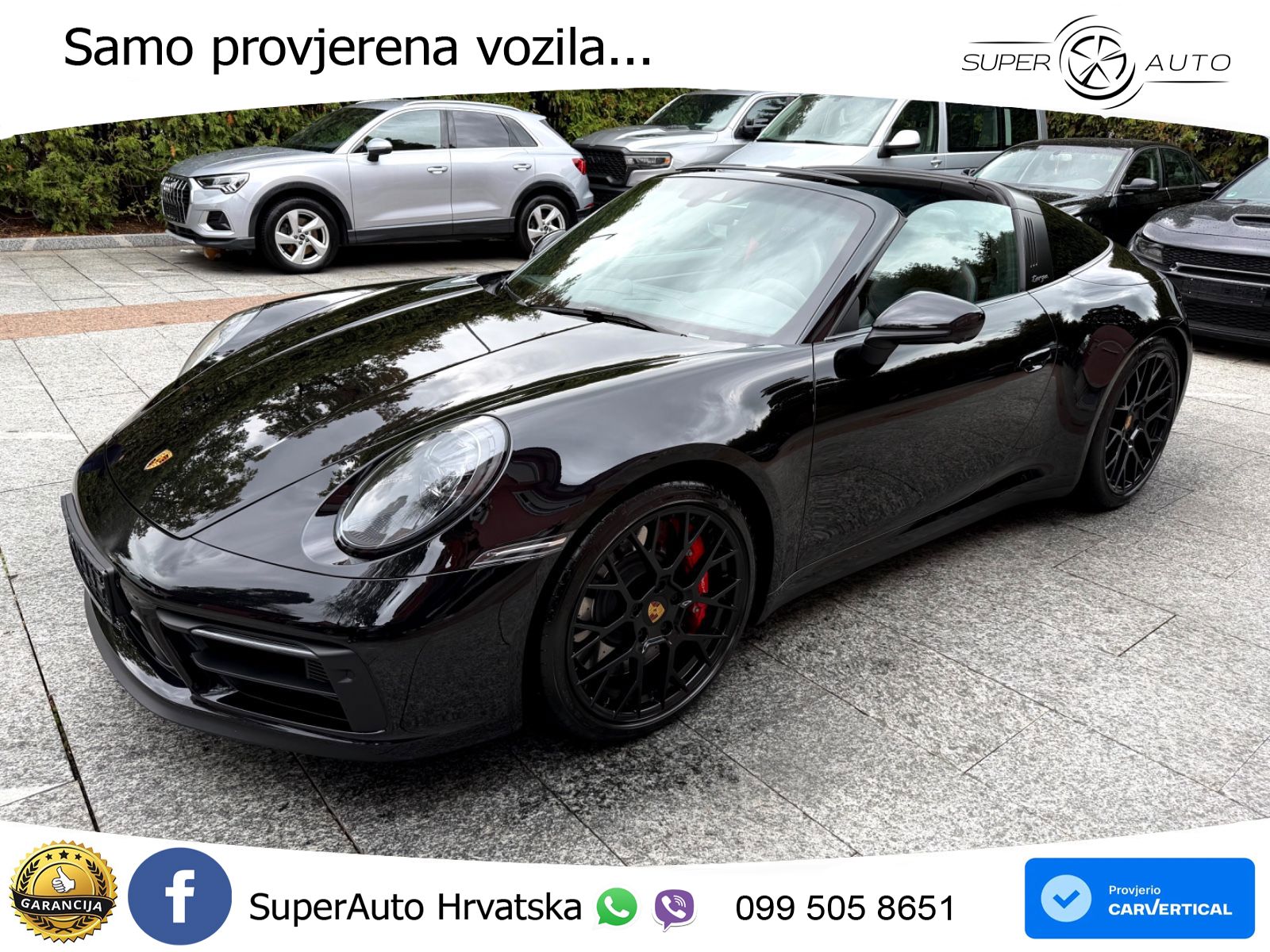 Porsche 911 Targa 4 GTS 3.0 (480 KS) PDK ACC+GR SJED+360+PANO