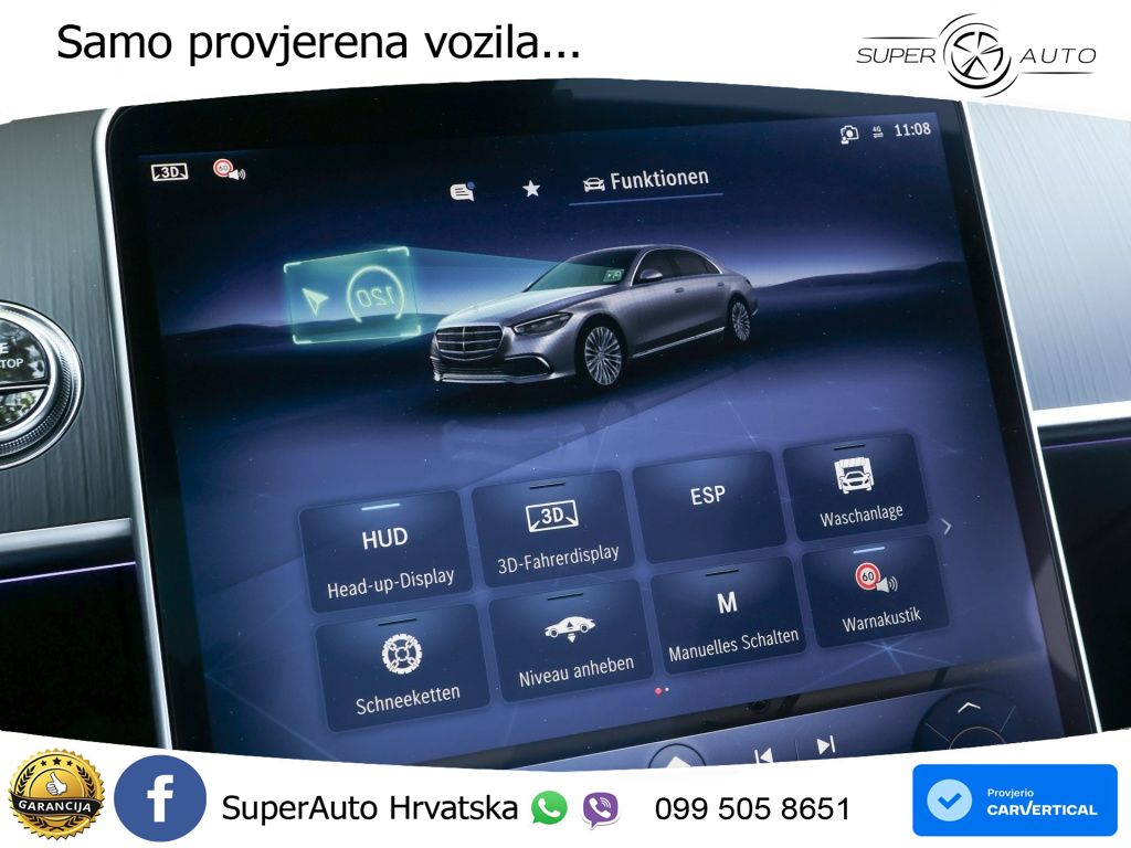 Mercedes S 450d (367 KS) EQ Boost 4MATIC 9G-TRONIC AMG ACC+HEAD+4xGR SJED+360+PANO