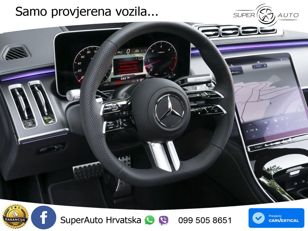 Mercedes S 450d (367 KS) EQ Boost 4MATIC 9G-TRONIC AMG ACC+HEAD+4xGR SJED+360+PANO