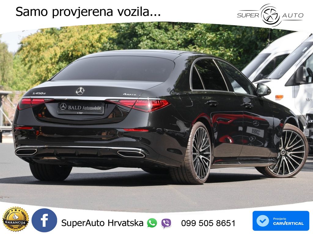 Mercedes S 450d (367 KS) EQ Boost 4MATIC 9G-TRONIC AMG ACC+HEAD+4xGR SJED+360+PANO