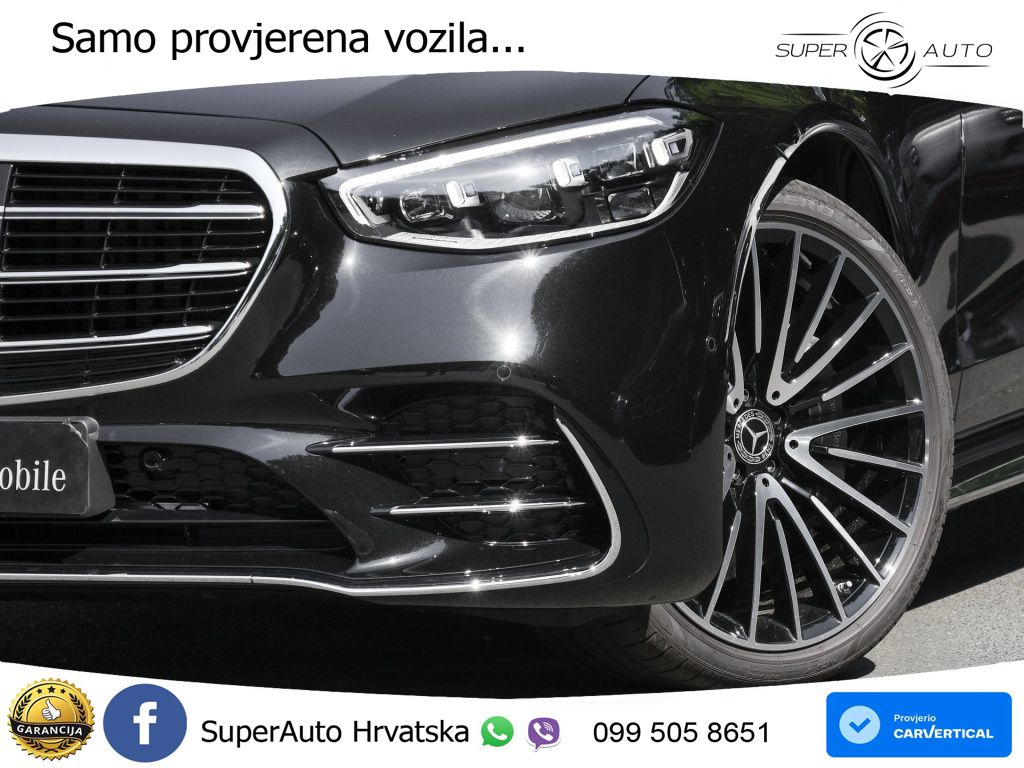 Mercedes S 450d (367 KS) EQ Boost 4MATIC 9G-TRONIC AMG ACC+HEAD+4xGR SJED+360+PANO