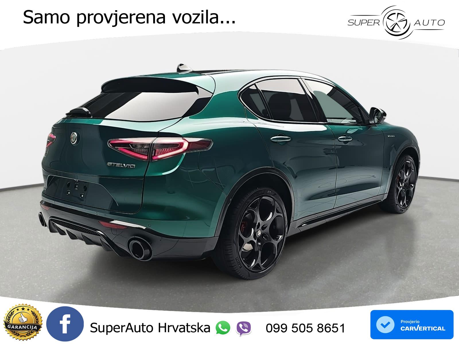Alfa Romeo Stelvio 2.2 MultiJet II (210 KS) Q4 Automatic LED+GR SJED+ACC