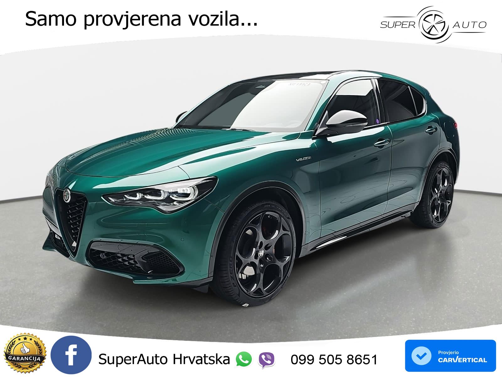 Alfa Romeo Stelvio 2.2 MultiJet II (210 KS) Q4 Automatic LED+GR SJED+ACC