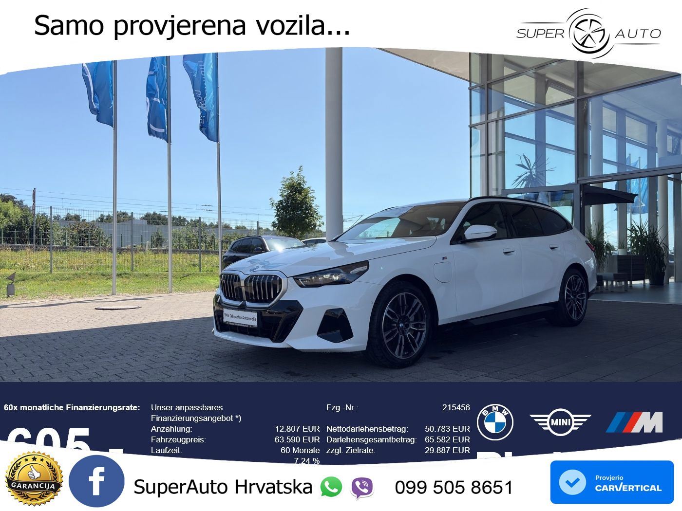 BMW 550e Touring (489 KS) xDrive Steptronic M Sport LED+GR SJED+ACC
