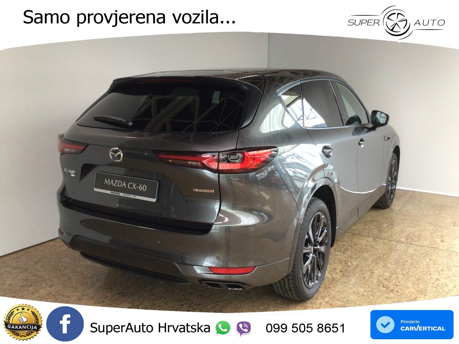 Mazda CX-60 3.3 e-Skyactiv D (254 KS) AWD Automatic MATRIX+GR SJED+KAM