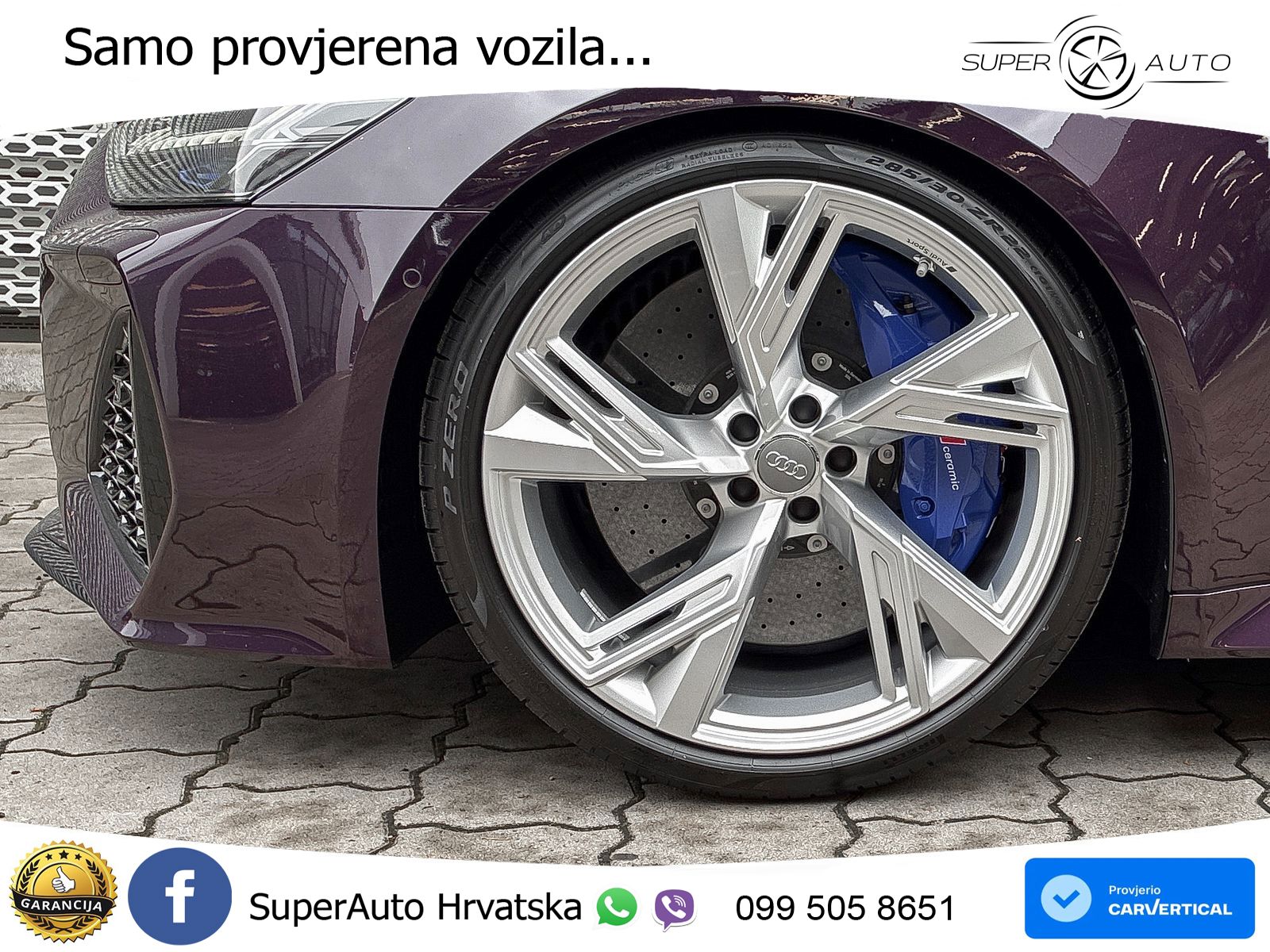 Audi RS6 Avant 4.0 TFSI V8 performance (630 KS)  quattro tiptronic ZRAČNI+ACC+GR SJED+KAM+PANO
