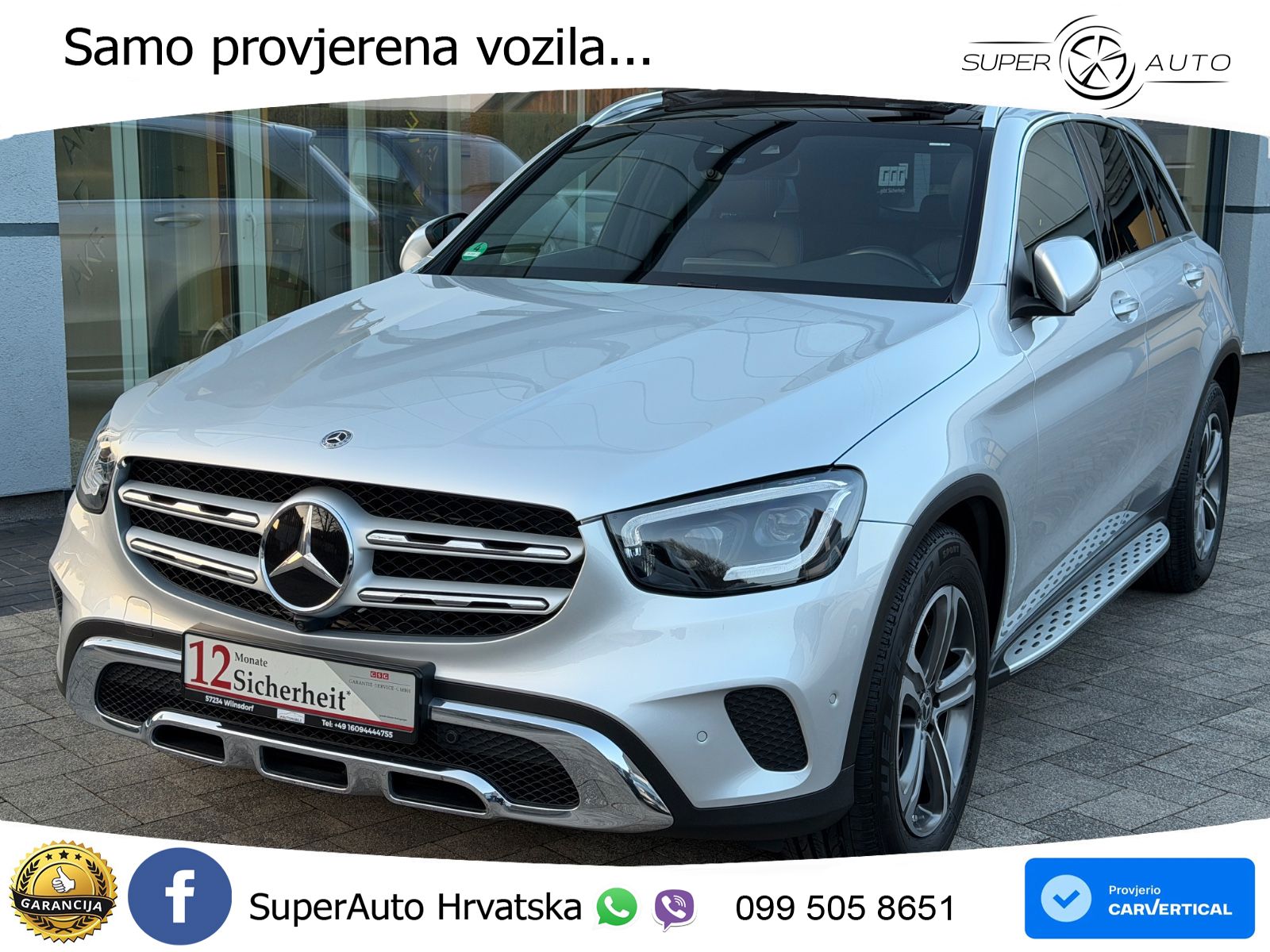 Mercedes GLC 300d (245 KS) 4MATIC G-TRONIC LED+GR SJED+ACC