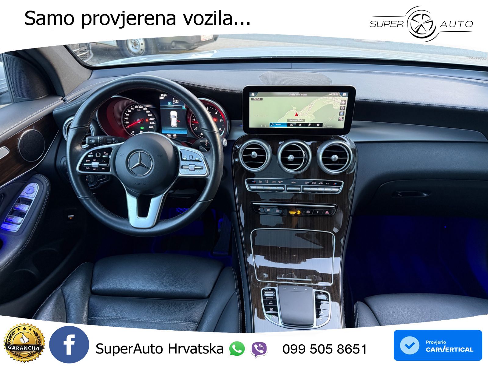 Mercedes GLC 300d (245 KS) 4MATIC G-TRONIC LED+GR SJED+ACC
